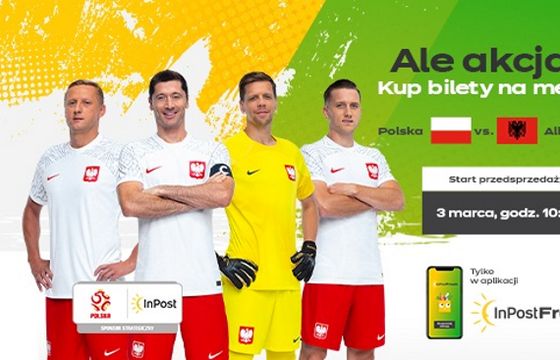 PZPN sprzedaje bilety na mecze reprezentacji Polski w aplikacji InPost Fresh