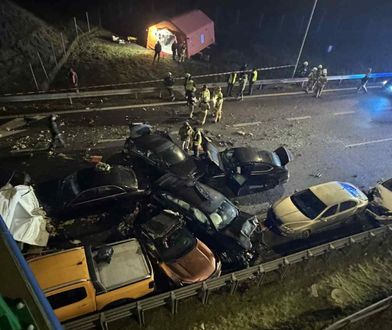 Karambol na S19. Policja apeluje o ostrożność