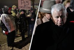 Kaczyński upamiętniał matkę. Reakcja policji wobec manifestantów