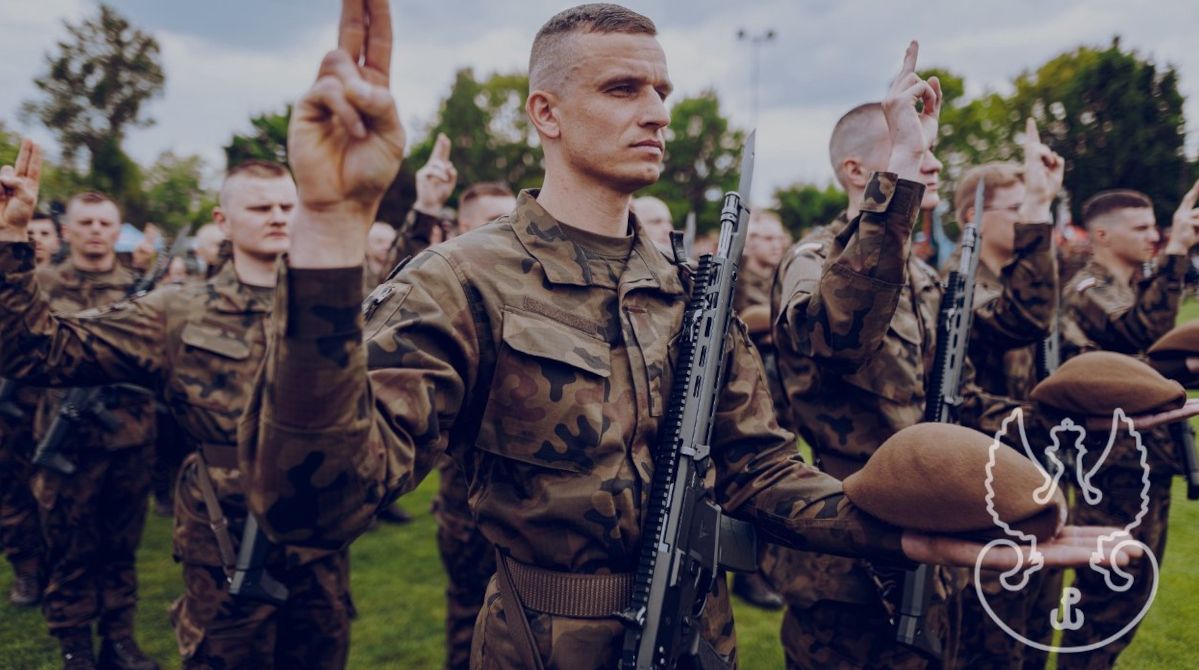 Przysięga wojskowa 3. Podkarpackiej Brygady Obrony Terytorialnej w Gorzycach