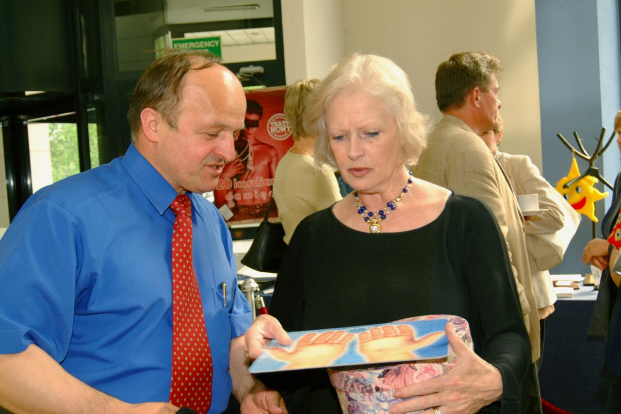 Zbigniew Nowak i Beata Tyszkiewicz, 2002 r.