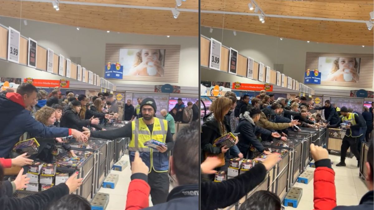 Nagranie z niemieckiego dyskontu zdumiało internautów