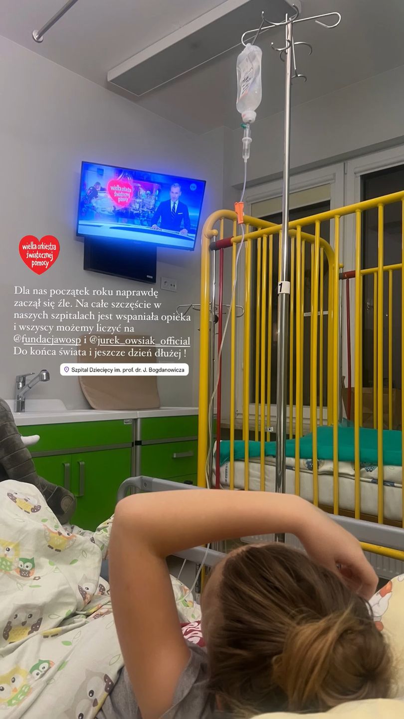 Karolina Ferenstein-Kraśko opublikowała fotkę ze szpitalnej sali