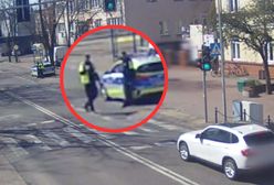 Kobieta w BMW spanikowała. Na widok policjantów nagle stanęła