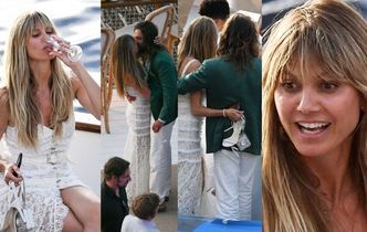 Bosonoga Heidi Klum i podekscytowany Tom Kaulitz bawią się na przedślubnej imprezie na luksusowym jachcie (ZDJĘCIA)
