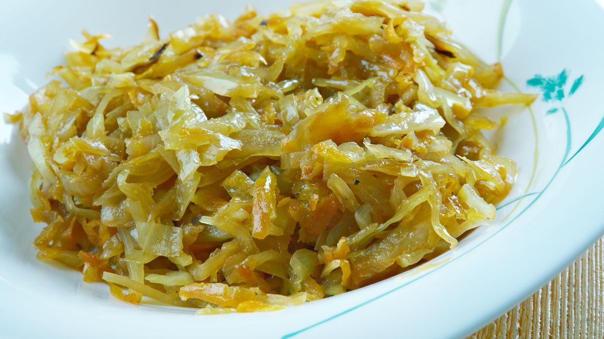 Bigos z pieczarkami