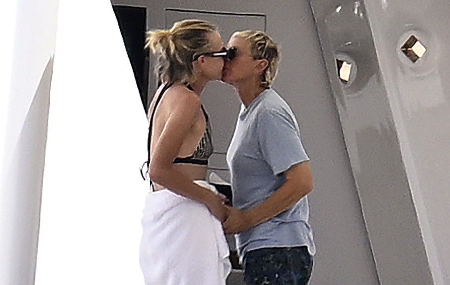Ellen Degeneres przyłapana z żoną na pokładzie jachtu