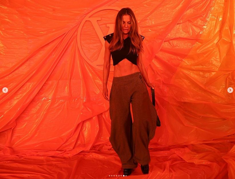 Anna Lewandowska na Paris Fashion Week