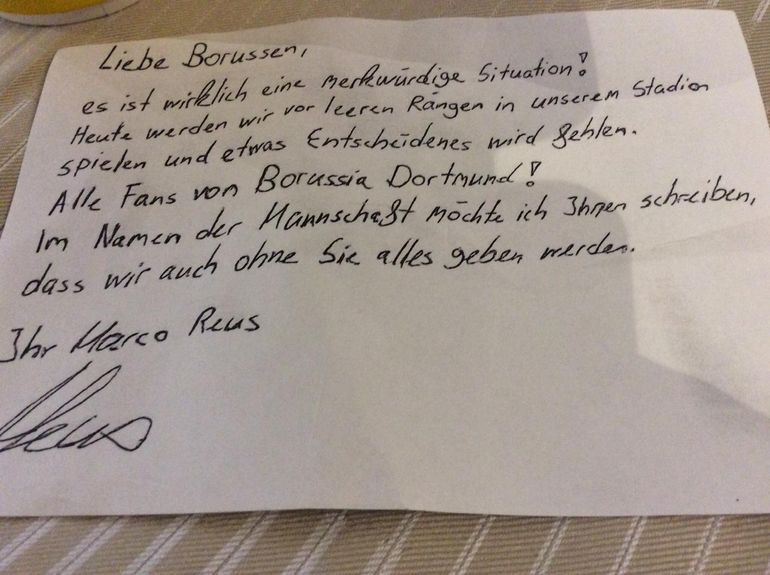 List od Marco Reusa