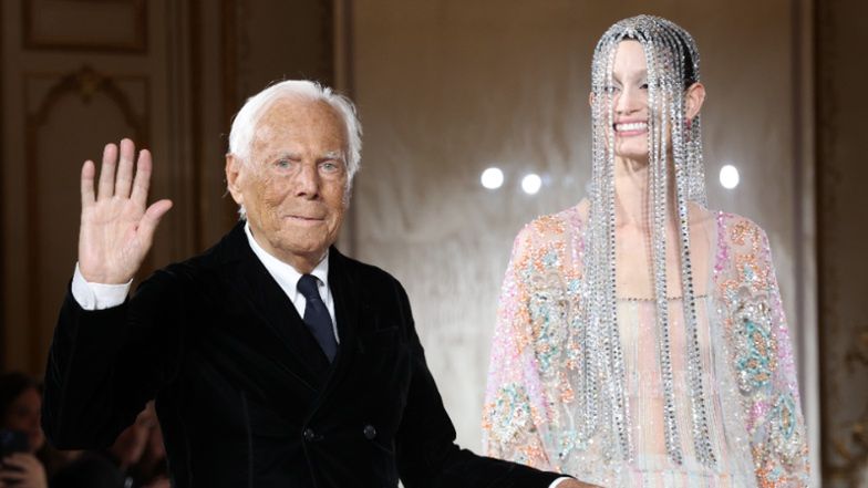 Ostatni pokaz z udziałem Giorgio Armaniego.