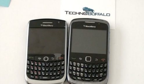 BlackBerry Curve 9300 - prototyp złapany na wideo 1