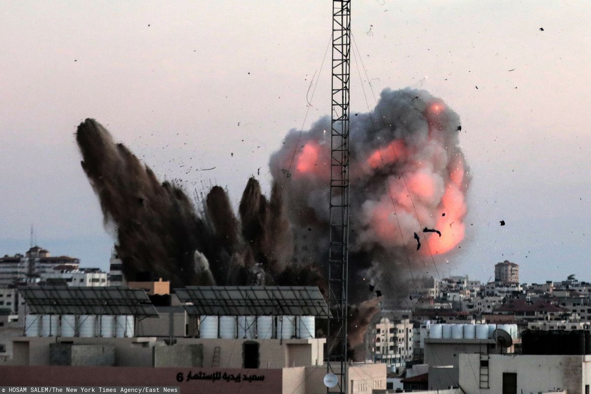 Izrael. Siły powietrzne zaatakowały cele Hamasu w Strefie Gazy