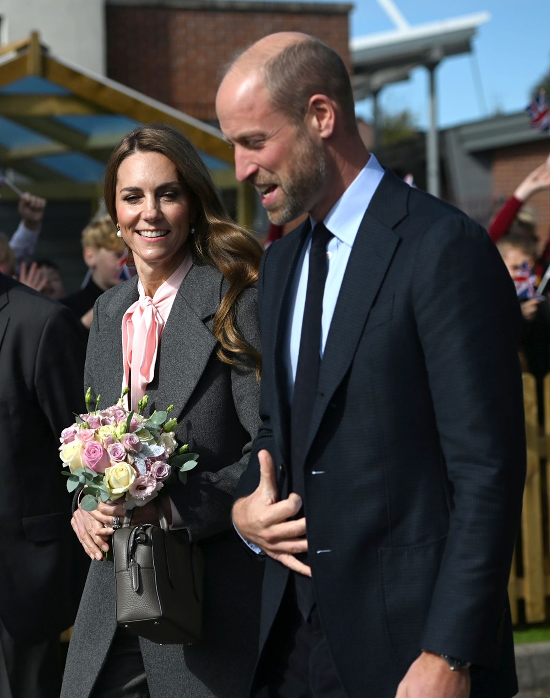 Kate Middleton i książę William odwiedzili szkołę w Southport