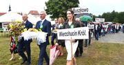 Koronowo: Dożynki przetykane deszczem. Kramy na błoniach przy bazylice