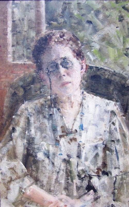 Portret Konopnickiej autorstwa Dulębianki 