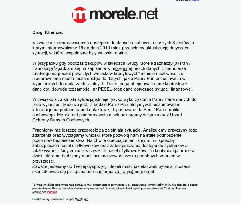 Źródło: Niebezpiecznik / Morele.net
