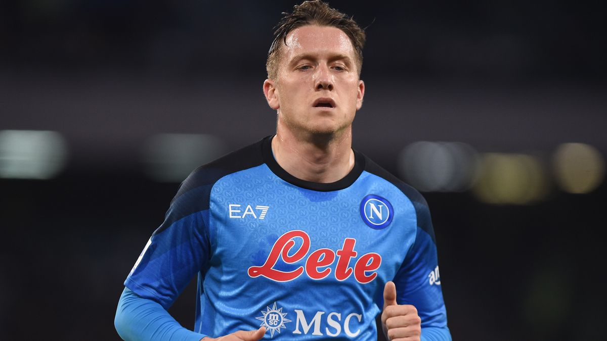 Piotr Zielinski of SSC Napoli during the Serie A TIM match between SSC Napoli and AC Milan at Stadio Diego Armando Maradona Naples Italy on 2 April 2023. (Photo by Franco Romano/NurPhoto via Getty Images)