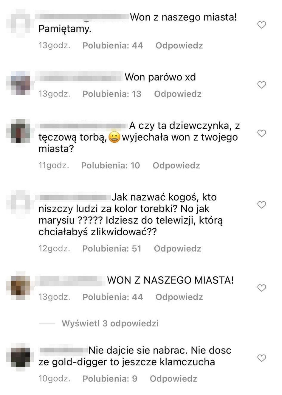 Komentarze po występie Marianny Schreiber