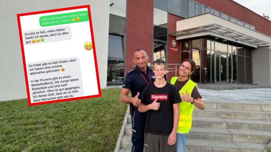 Zagubionym Niemcem zajęła się policja