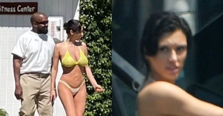 Bianca Censori walczy o uwagę w żółtym staniku, wracając z Kanye Westem z basenu (ZDJĘCIA)