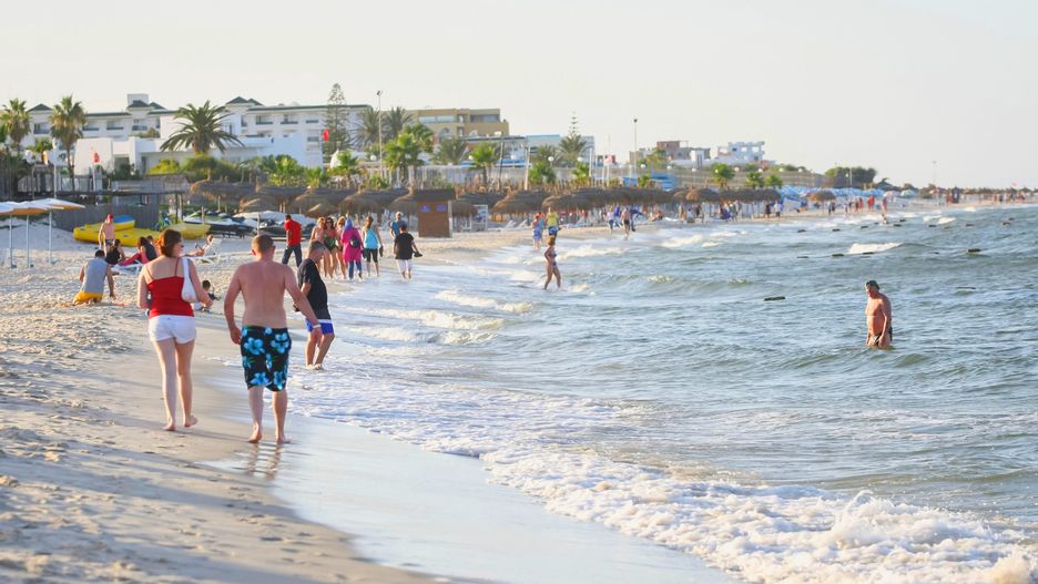 Plaża w Port El Kantaoui w Tunezji