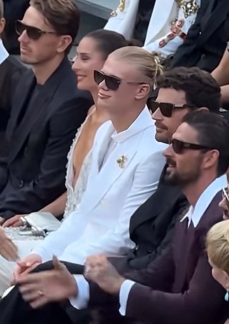 Erling Haaland i Isabel Haugseng Johansen