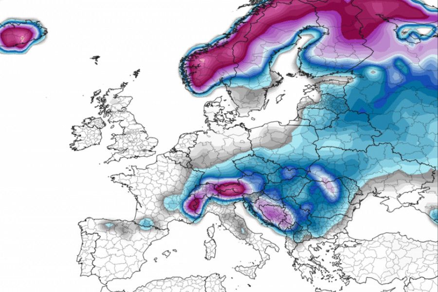 Pogoda. Jest mapa ataku zimy. Prawie cała Polska pod śniegiem