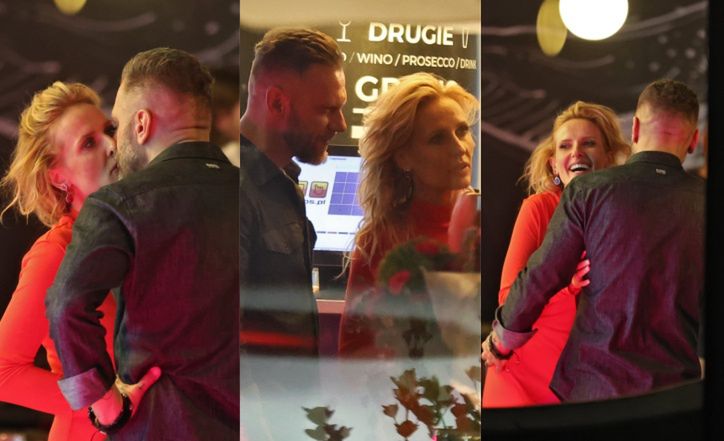 Patrycja Markowska z mężem