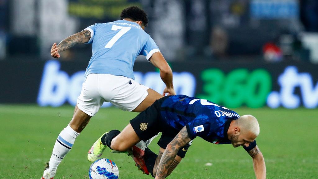 Getty Images /  Matteo Ciambelli/DeFodi Images  / Na zdjęciu:  Felipe Anderson i Federico Dimarco