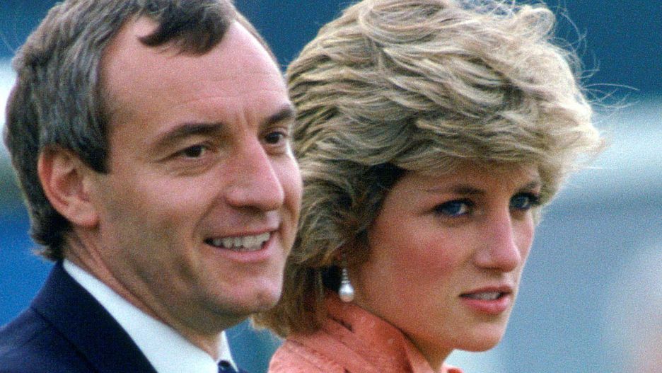 Barry Mannakee i księżna Diana