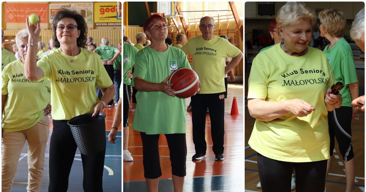 Klub Seniora Małopolska w Gorlicach wespół z kolegami ze Słowacji rozegrał sportowe mistrzostwa w pięciu pozornie łatwych konkurencjach