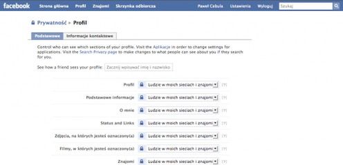 5 kroków, aby chronić swoją prywatność na FaceBooku 2