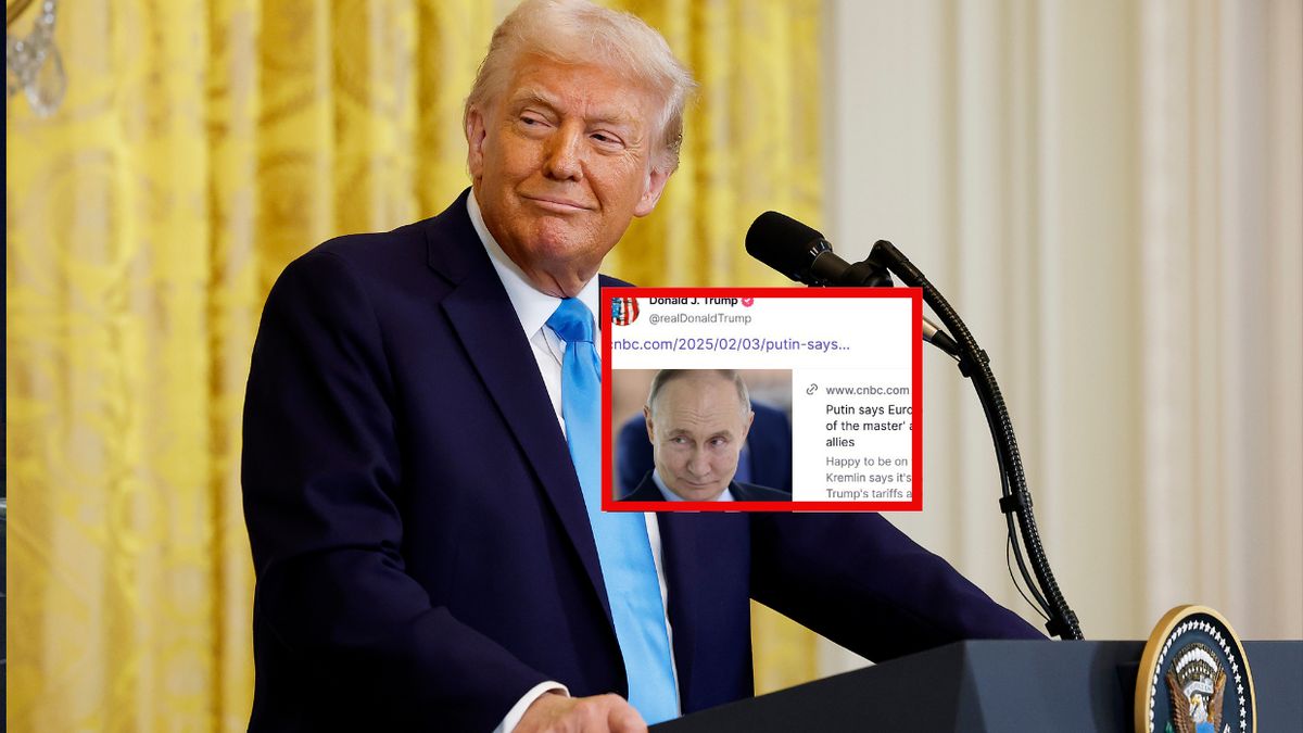 Trump udostępnił wypowiedź Putina