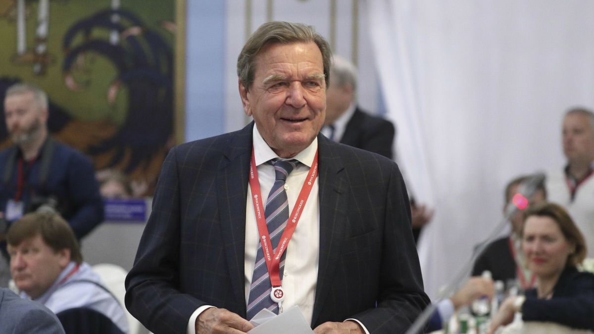 Były kanclerz Niemiec Gerhard Schroeder 