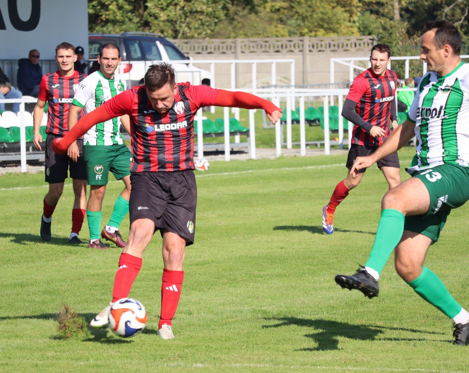 Derby powiatu oświęcimskiego piłkarskiej okręgówki zachodniej Małopolski; LKS Rajsko - LKS Jawiszowice 2:1