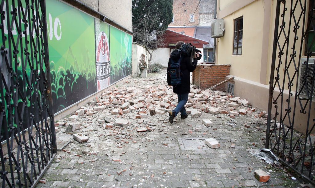 To już kolejne trzęsienie ziemi w Chorwacji od wczoraj (zdjęcie z 28 grudnia)