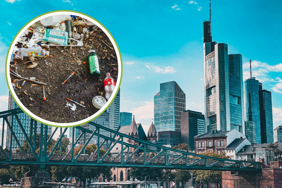 Frankfurt nad Menem is facing a major drug addiction problem.