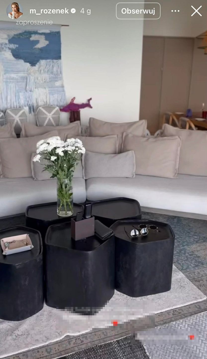 Małgorzata Rozenek nadaje z kurortu na Malediwach