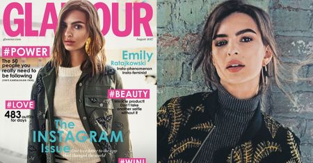Ubrana Ratajkowski pozuje dla brytyjskiego "Glamour"