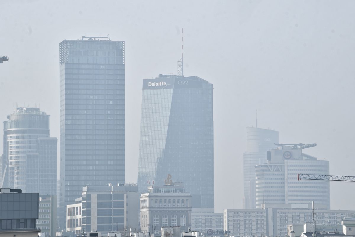 Warszawa. Smog w stolicy