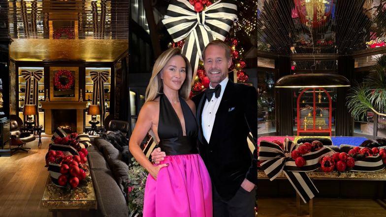 Joanna Przetakiewcz udekorowała willę na święta