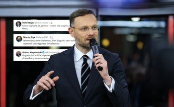 "Stadionowe obyczaje". Fala komentarzy po słowach Boguckiego