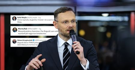 "Stadionowe obyczaje". Fala komentarzy po słowach Boguckiego