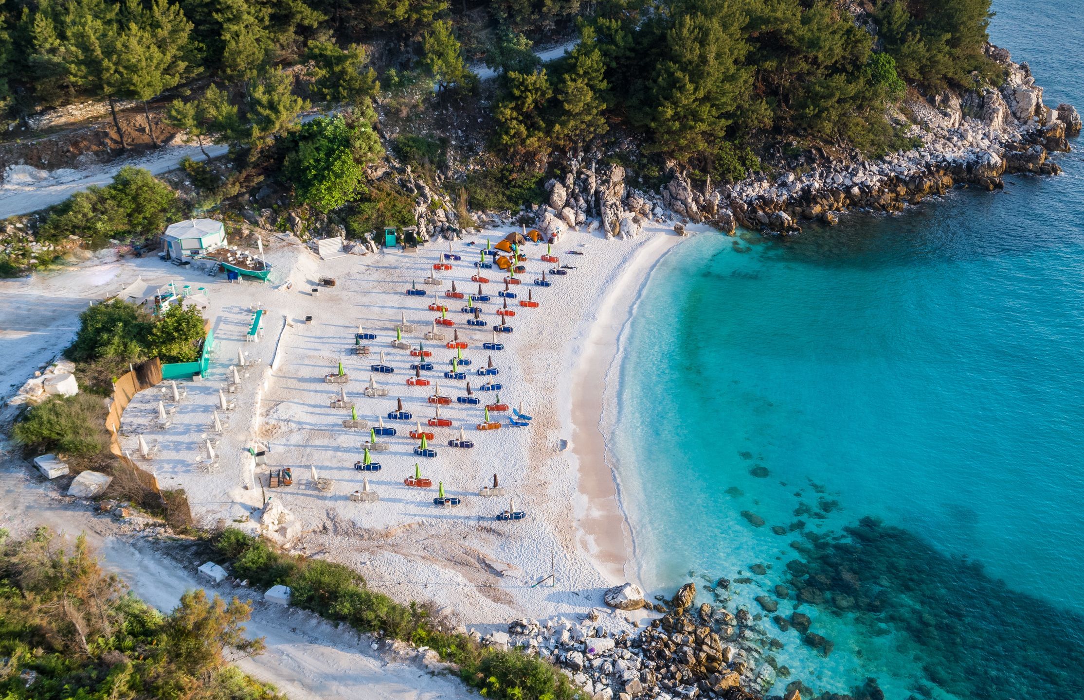 Plaża Marble na wyspie Thassos