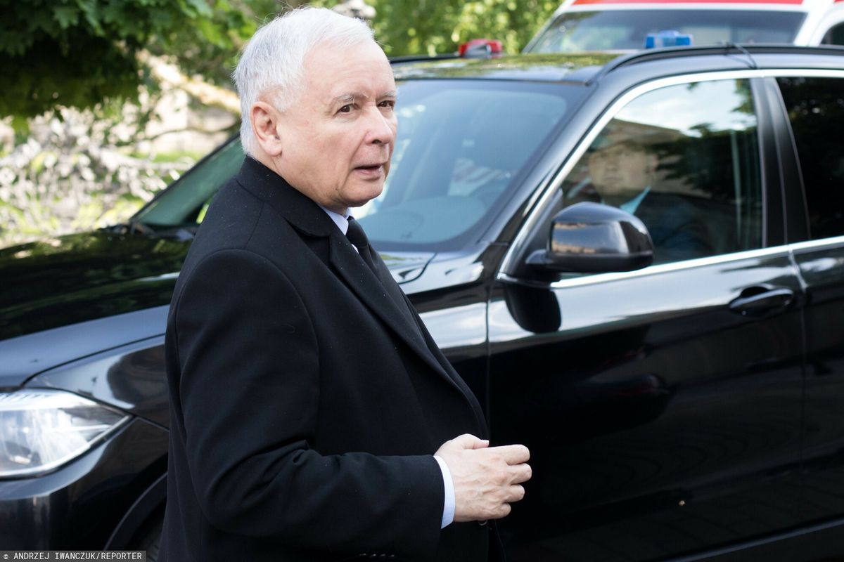 Na zdjęciu: prezes PiS Jarosław Kaczyński