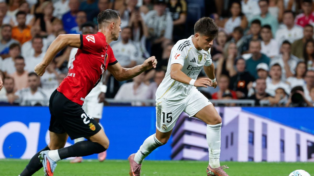 PAP/EPA / PAP/EPA/CHEMA MOYA / Arda Guler trafił w meczu na 1:1