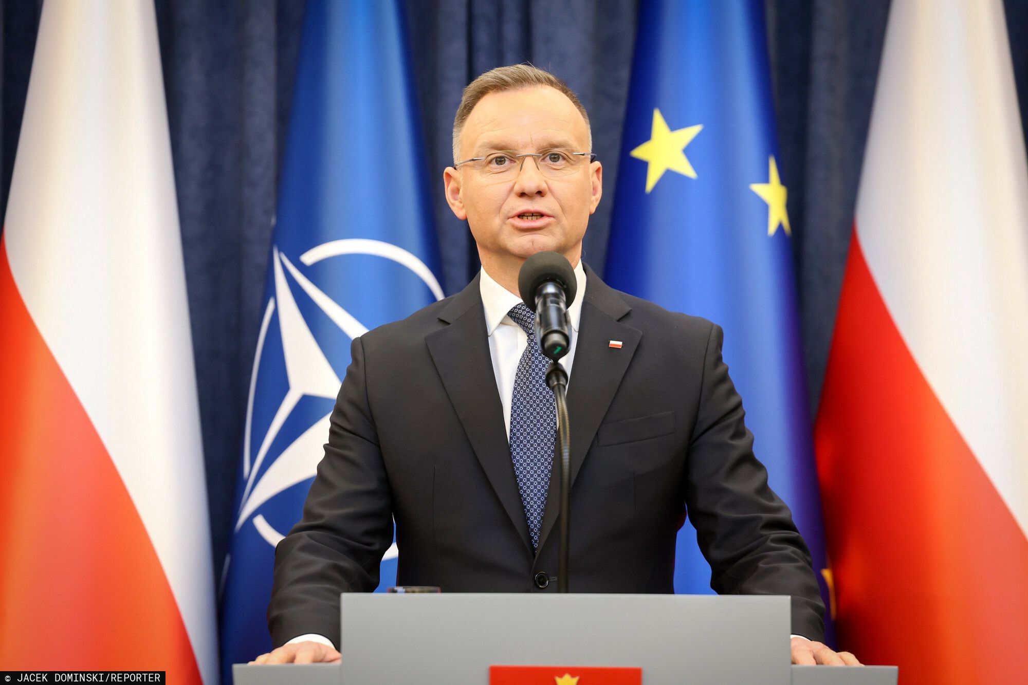 Ekspert od mowy ciała ocenia wystąpienie Andrzeja Dudy
