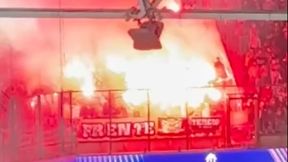 Niebezpieczne sceny na meczu Ligi Mistrzów. W sieci pojawiło się nagranie