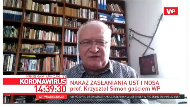 Profesor Krzysztof Simon w programie Wirtualnej Polski.