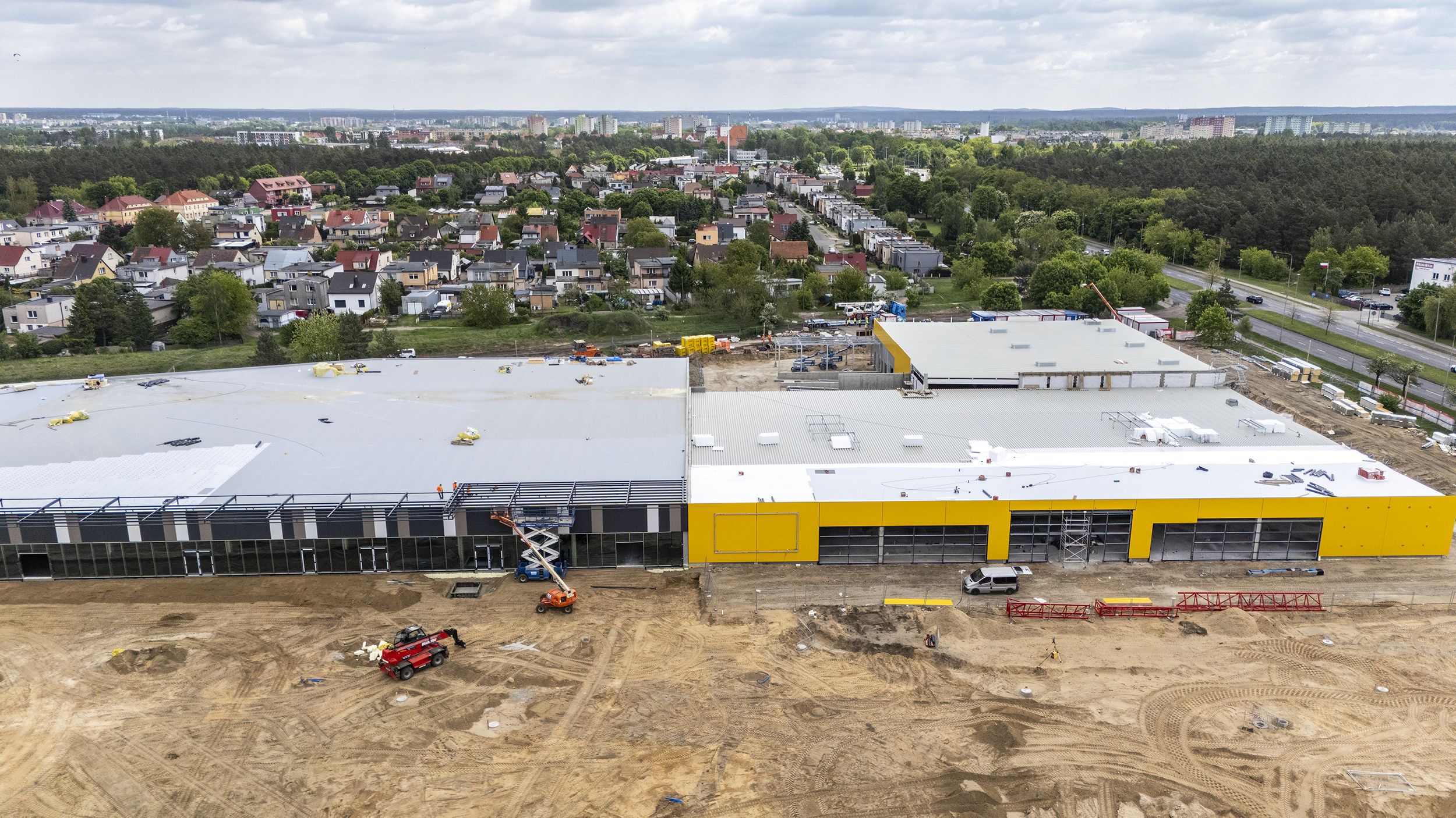 Budowa Centrum Handlowego BIG w Pile